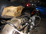 CB550 From Behind Before Restoration